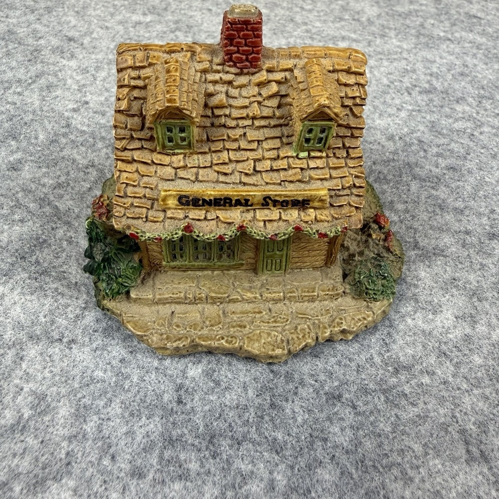 Vtg 1987 Dept 56 New England Miniatures General Store Porcelain Village House - Picture 3 of 9